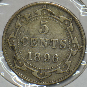 Canada 1896 5 Cents Newfoundland 152335 combine shipping