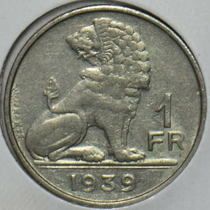 Belgium 1939 Franc Lion animal 151875 combine shipping