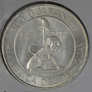Paraguay 1968 300 Guaranies silver  P0235 combine shipping
