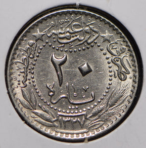 Turkey 1913 AH 1327 20 Para  290155 combine shipping