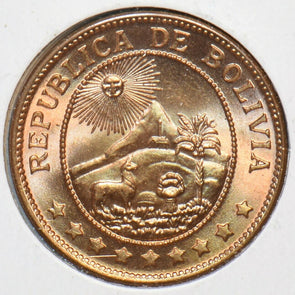 Bolivia 1942 50 Centavos 295779 combine shipping