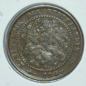 Netherlands 1900 Cent Lion animal 291384 combine shipping