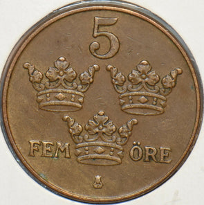 Sweden 1940 5 Ore 194181 combine shipping