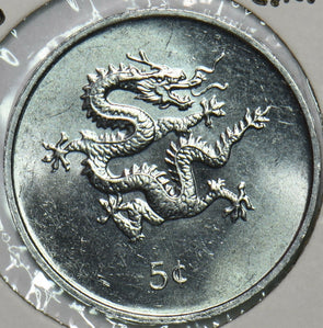 Liberia 2000 5 Cents Dragon animal Year of the Dragon 196502 combine shipping
