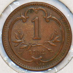 Austria 1912 Heller Eagle animal 903456 combine shipping