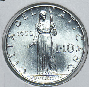 Vatican 1952 10 Lire 299141 combine shipping