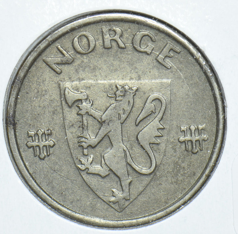 Norway 1942 5 Ore Lion animal 190862 combine shipping