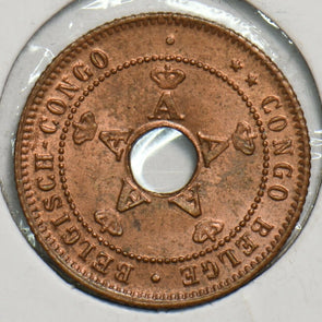 Belgium Congo 1919 Centime 491464 combine shipping