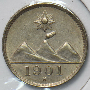 Guatemala 1901 H 1/4 Real 193206 combine shipping