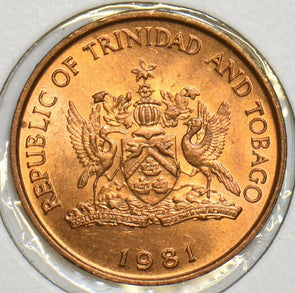 Trinidad & Tobago 1981 Cent Hummingbird animal 903999 combine shipping