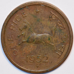 India Republic 1952 Pice Horse animal Lion 903431 combine shipping