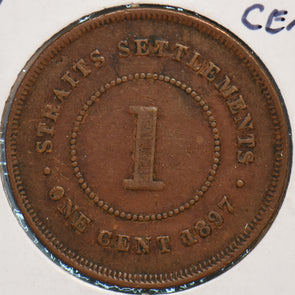 Straits Settlements 1897 Cent 193478 combine shipping