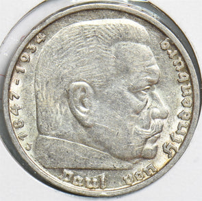Germany 1938 J 5 Reichsmark Eagle 240547 combine shipping