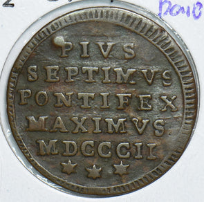 Vatican 1802 1/2 Baiocco Italy 299124 combine shipping