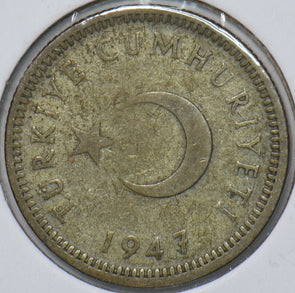 Turkey 1947 50 Kurus 902800 combine shipping