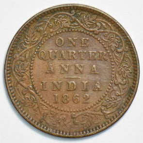 India British 1862 1/4 Anna 153355 combine shipping