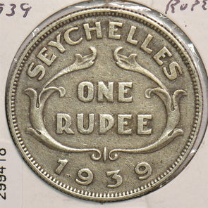 Seychelles 1939 Rupee 299418 combine shipping