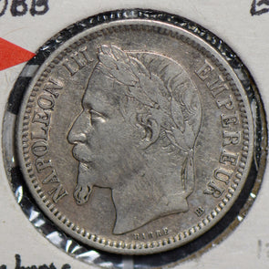 France 1870 BB Franc silver  F0196 combine shipping