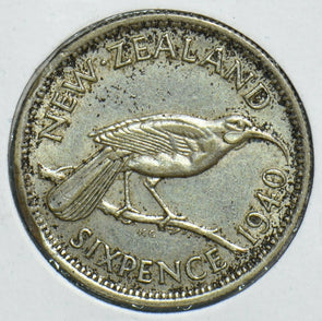 New Zealand 1940 6 Pence Birdanimal 240894 combine shipping