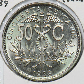 Bolivia 1939 50 Centavos 295761 combine shipping