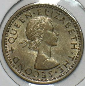 New Zealand 1963 3 Pence 152374 combine shipping