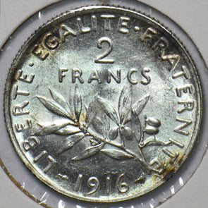 France 1916 2 Francs 294287 combine shipping