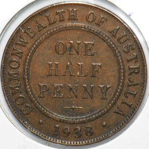 Australia 1938 1/2 Penny Georgivs VI 902217 combine shipping