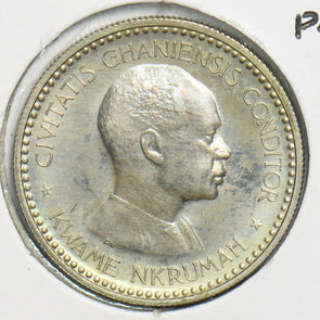 Ghana 1958 Shilling Proof 298442 combine shipping