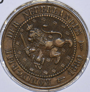 Netherlands 1880 2 1/2 Cents 196555 combine shipping