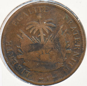 Haiti 1894 2 Centimes 151275 combine shipping