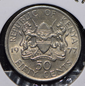 Kenya 1977 50 Cents  901126 combine shipping