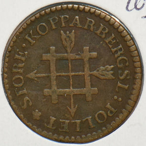 Sweden 1762 Mining Token Sweden coal token 491024 combine shipping