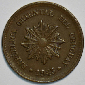 Uruguay 1943 2 Centesimos 298301 combine shipping