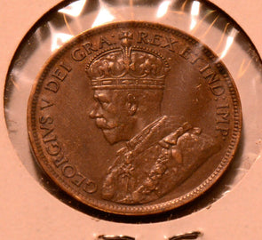 CA0082 Canada 1916 Cent au/unc combine shipping