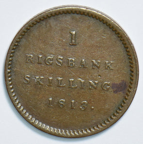Denmark 1813 Rigsbank Skilling 198247 combine shipping