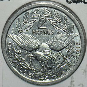 French New Caledonia 2005 2 Francs Bird animal Gem BU 197025 combine shipping