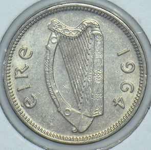 Ireland 1964 3 Pence Hare animal 191378 combine shipping