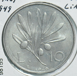 Italy 1949 10 Lire 198155 combine shipping