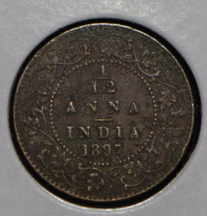 India British 1897 1/12 Anna  901642 combine shipping