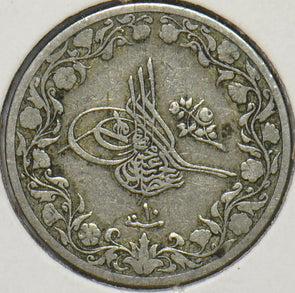 Egypt 1907 AH 1293 5/10 Qirsh 195387 combine shipping