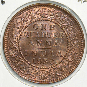 India British 1936 B 1/4 Anna 298481 combine shipping