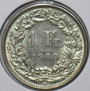 Switzerland 1960 Franc 240171 combine shipping