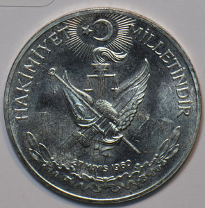 Turkey 1960 10 Lira 27 May 1960 Revolution 193433 combine shipping