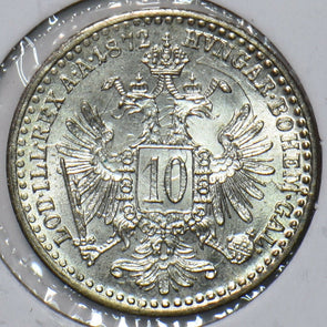 Austria 1872 10 Kreuzer Eagle animal 194873 combine shipping