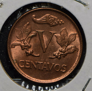 Colombia 1974 5 Centavos  290314 combine shipping