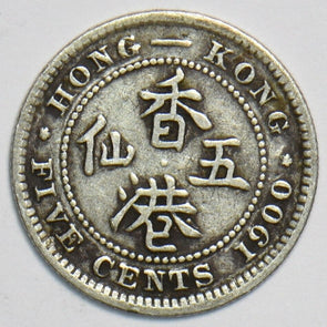 Hong Kong 1900 5 Cents 153254 combine shipping