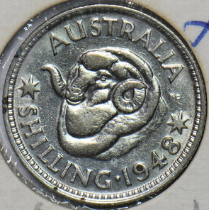 Australia 1948 Shilling Merino ram animal 902746 combine shipping