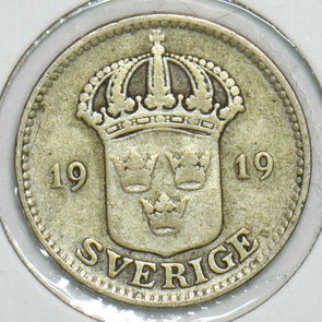 Sweden 1919 25 Ore 903956 combine shipping