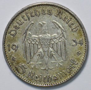 Germany 1934 5 Mark Eagle animal 193443 combine shipping