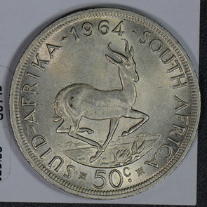 South Africa 1964  50 Cents  deer S0148 combine shipping